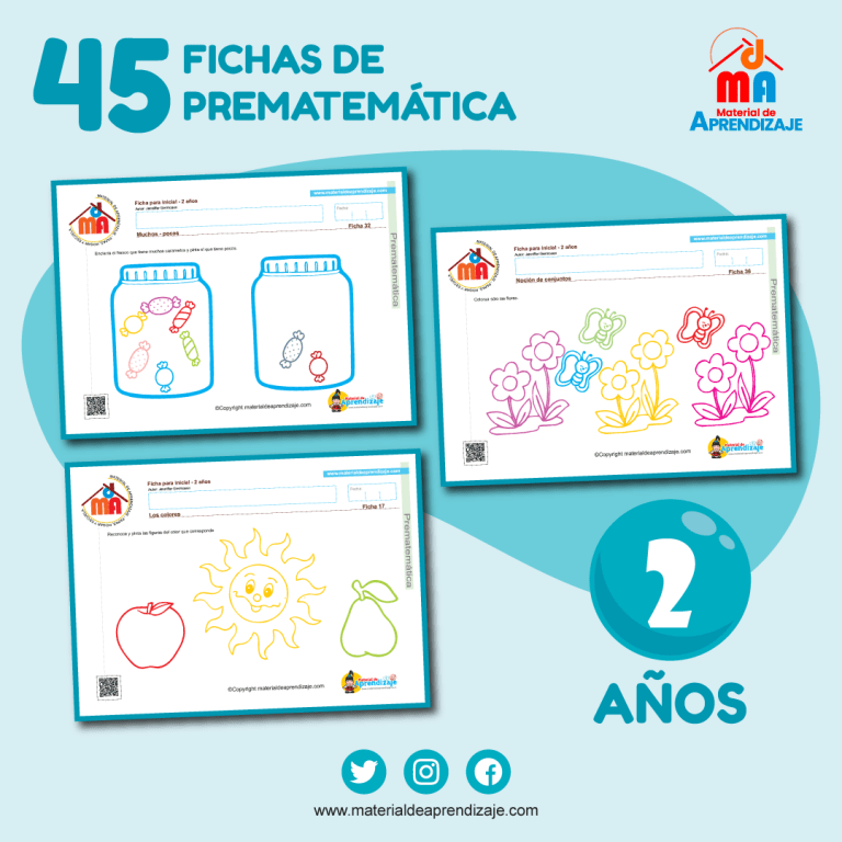 Fichas De Prematem Tica A Os Material De Aprendizaje