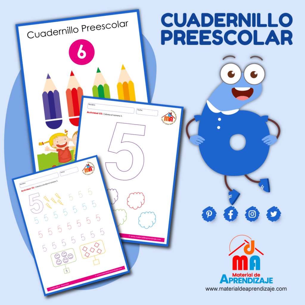 Cuadernillo Preescolar Material De Aprendizaje Preescolar Tarea