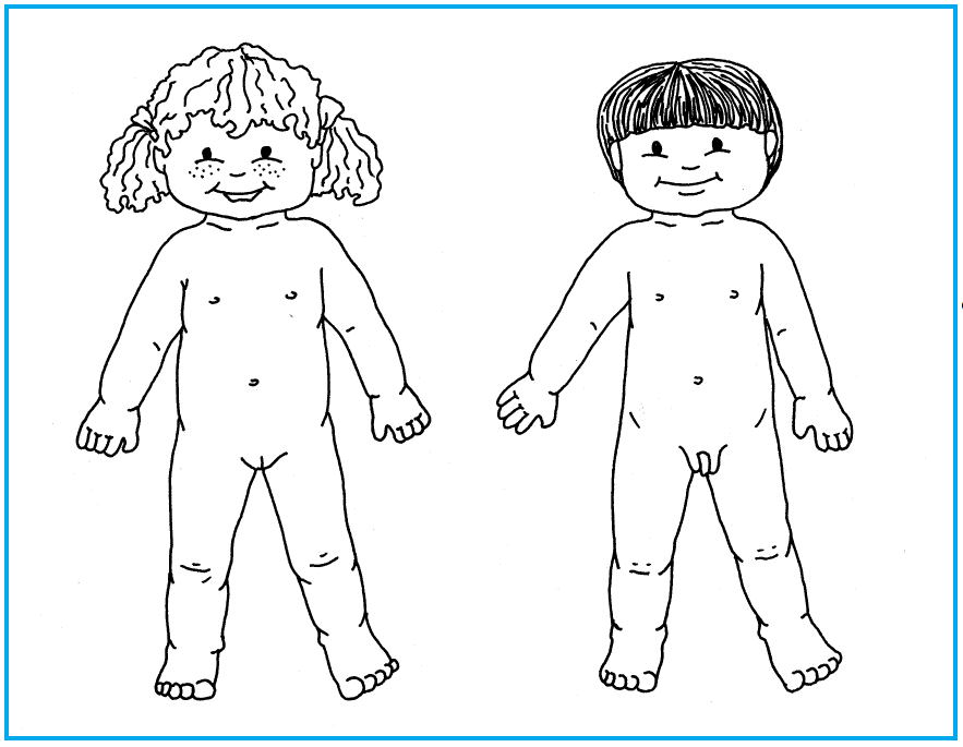 El cuerpo humano: diferencias corporales entre niños y niñas.