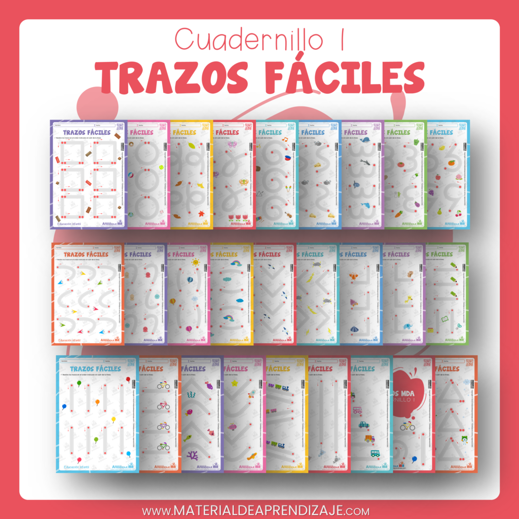 Trazos Fácil Cuadernillo 1 Material De Aprendizaje 