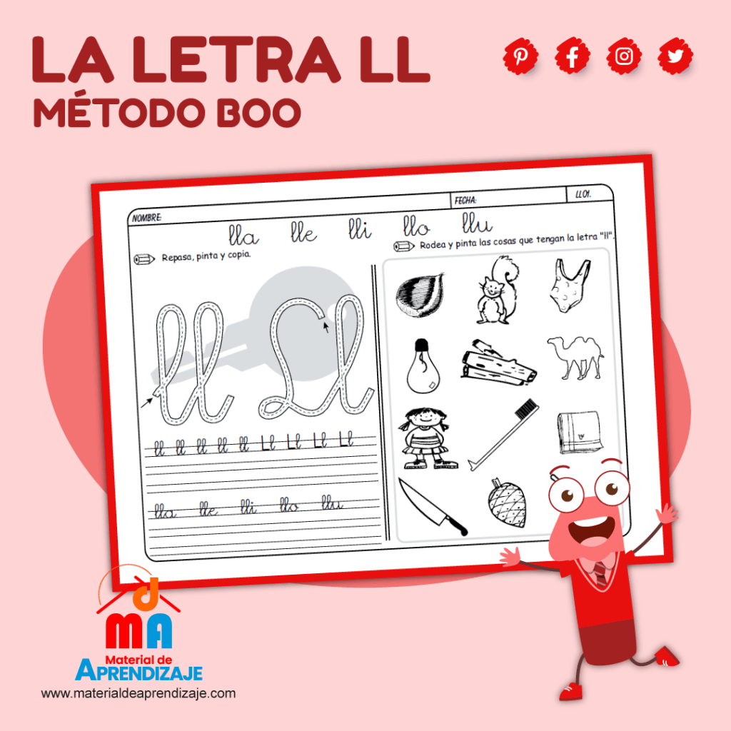 Lecto Escritura “método Boo” Material De Aprendizaje 