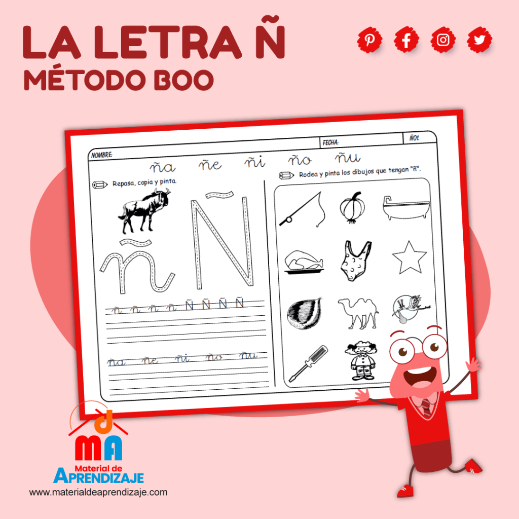 La letra Ñ método Boo