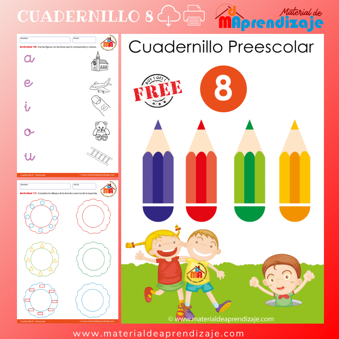 Cuadernillo 8 preescolar
