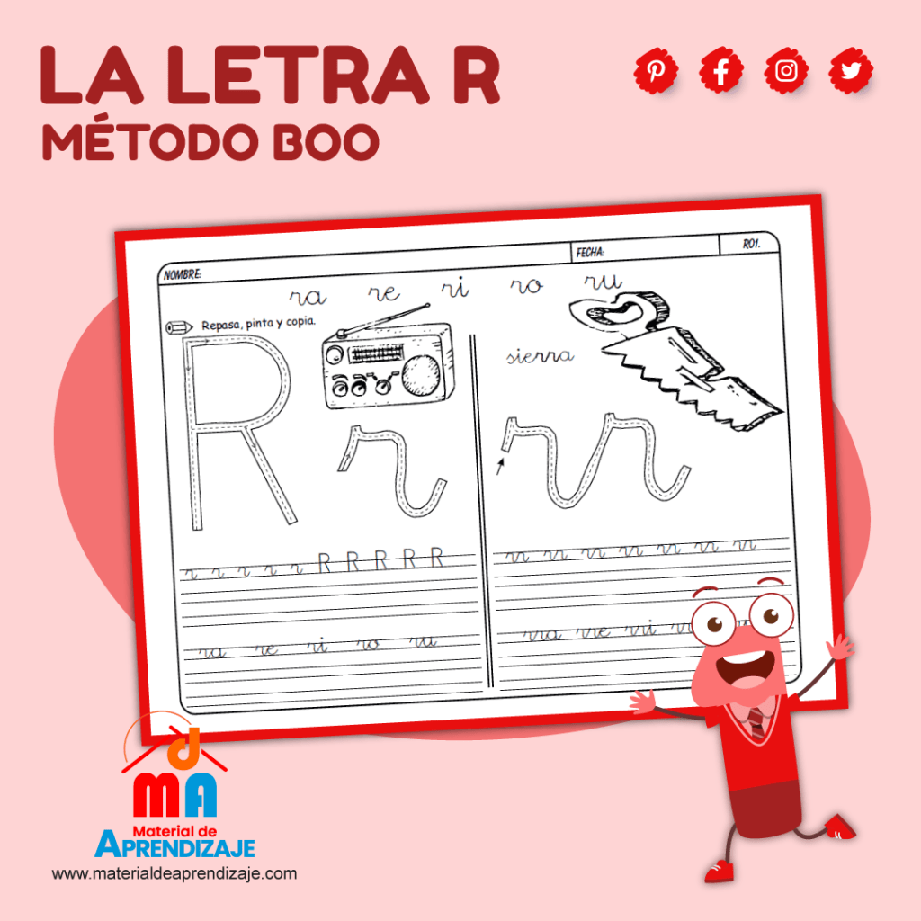 La letra R método Boo