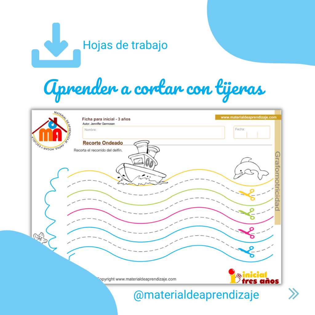 Aprender a cortar con tijeras 1