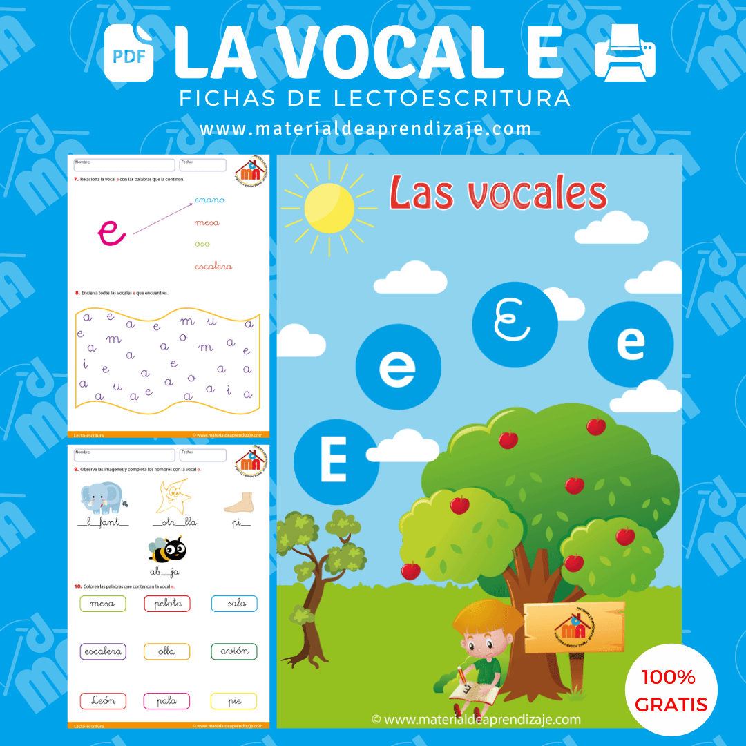 La vocal e