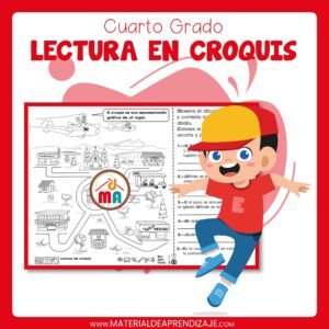 📍Lectura de croquis – 4to de primaria🗺️✨