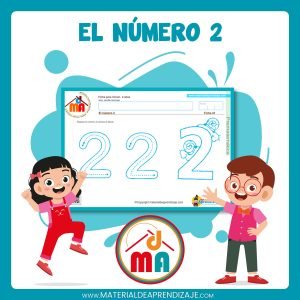 Prematemática 2 años 41: El número 2