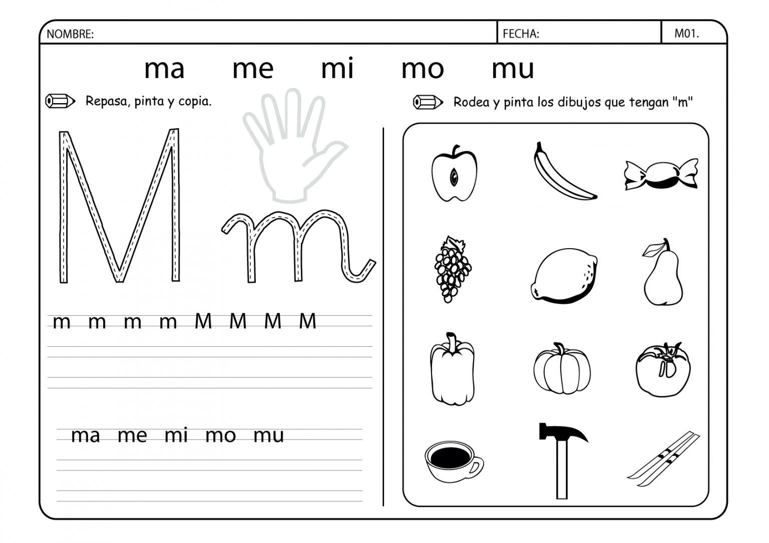 ¿Cómo Enseñar La Letra M A Los Niños? - Abecedario Para Preescolar