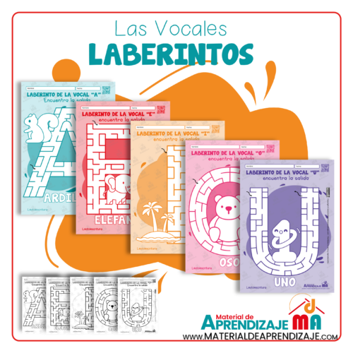 Laberintos de las vocales