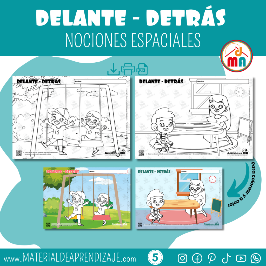 Delante - detrás