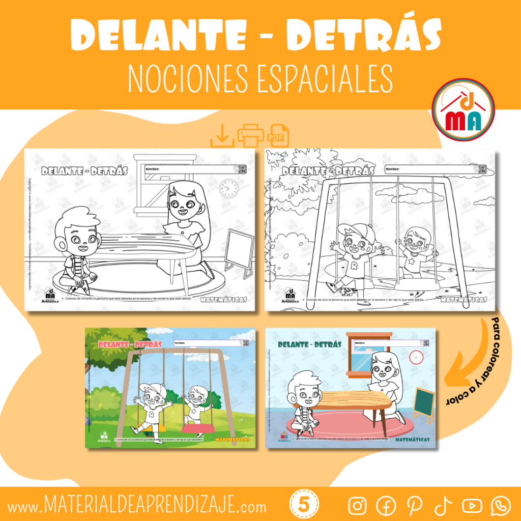 Delante - detrás