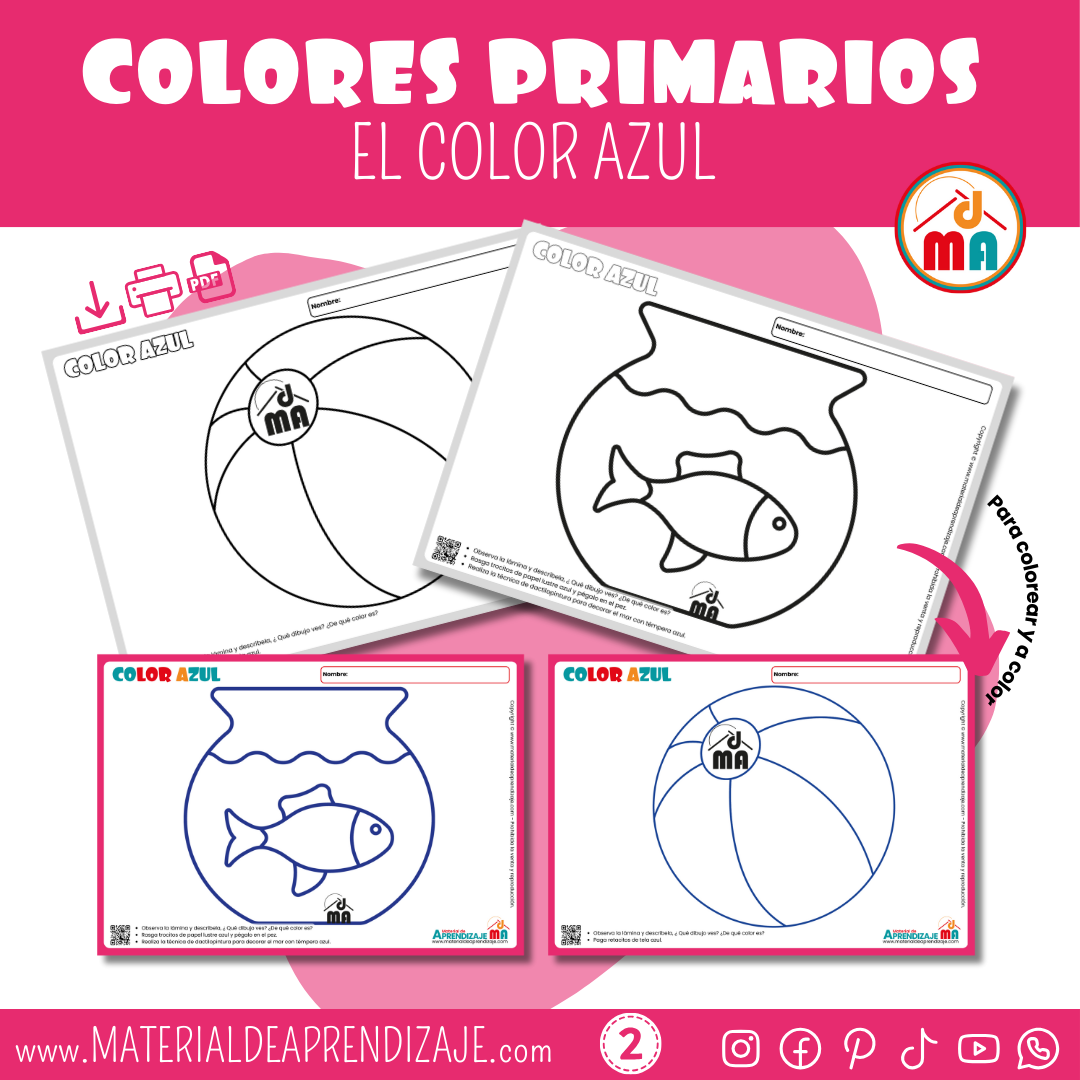 Colores Primarios - El color Azul