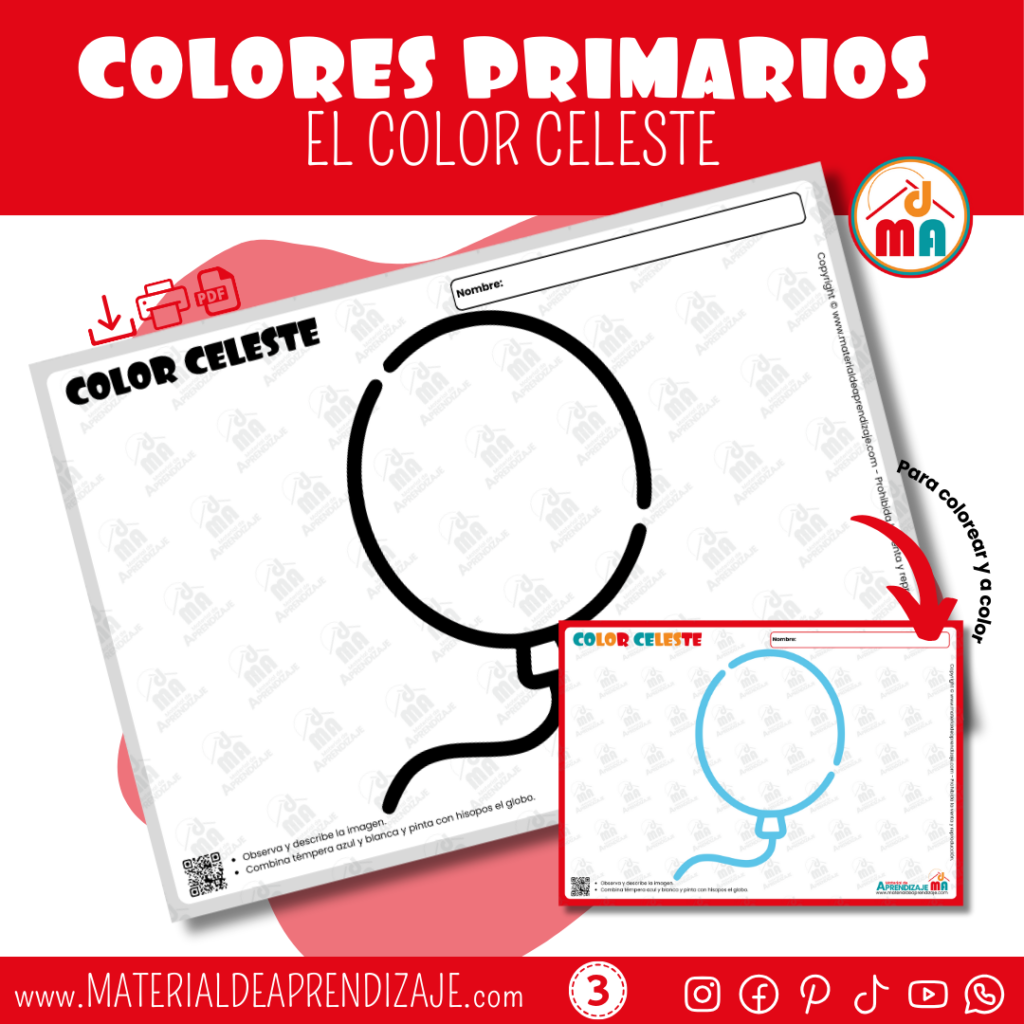 El color celeste