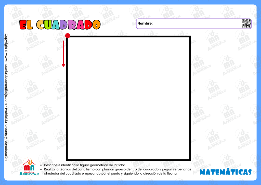 El cuadrado - Matematicas 2 años 5 El cuadrado