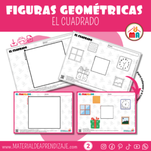 El cuadrado – Matematicas 2 años