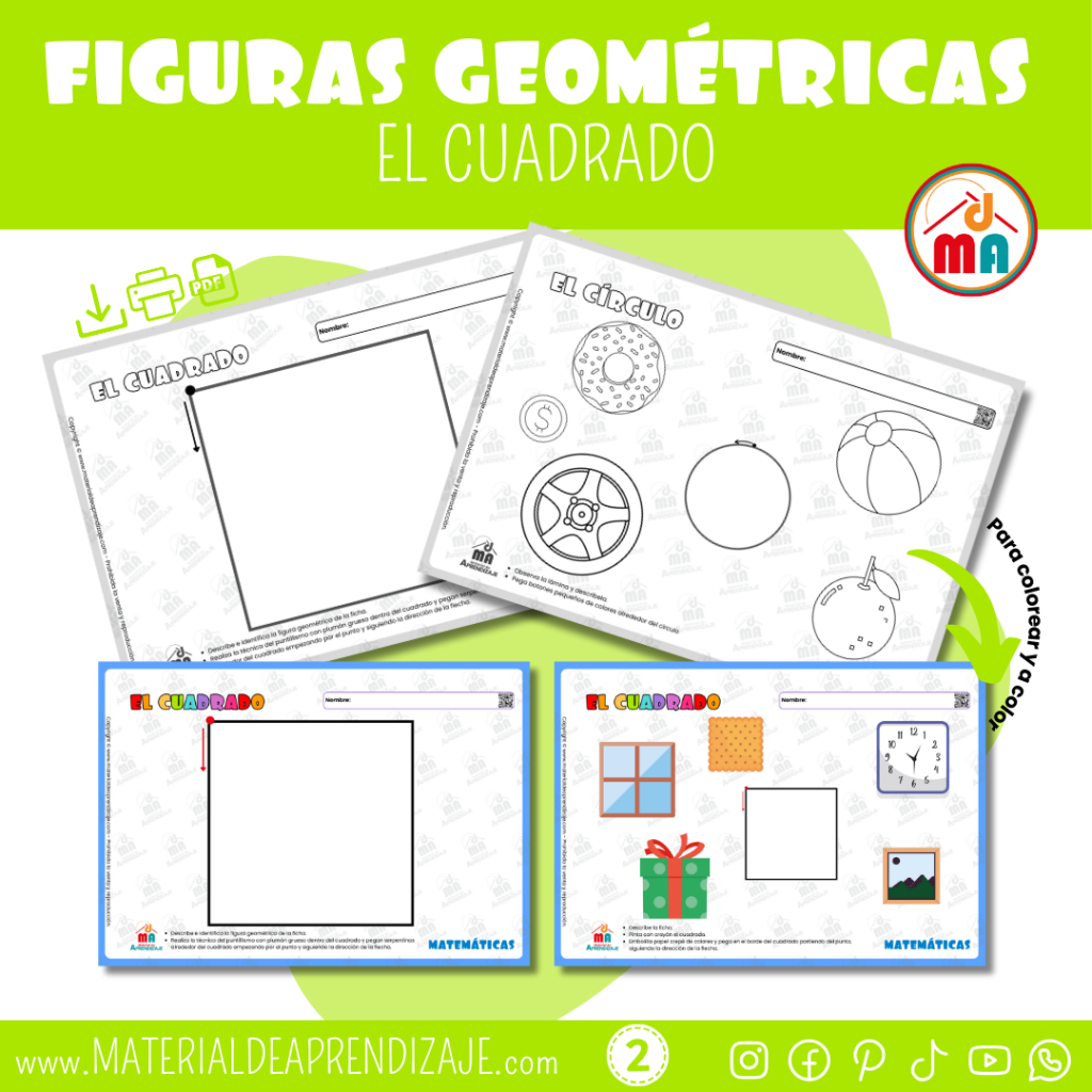 Figuras geométricas - El cuadrado