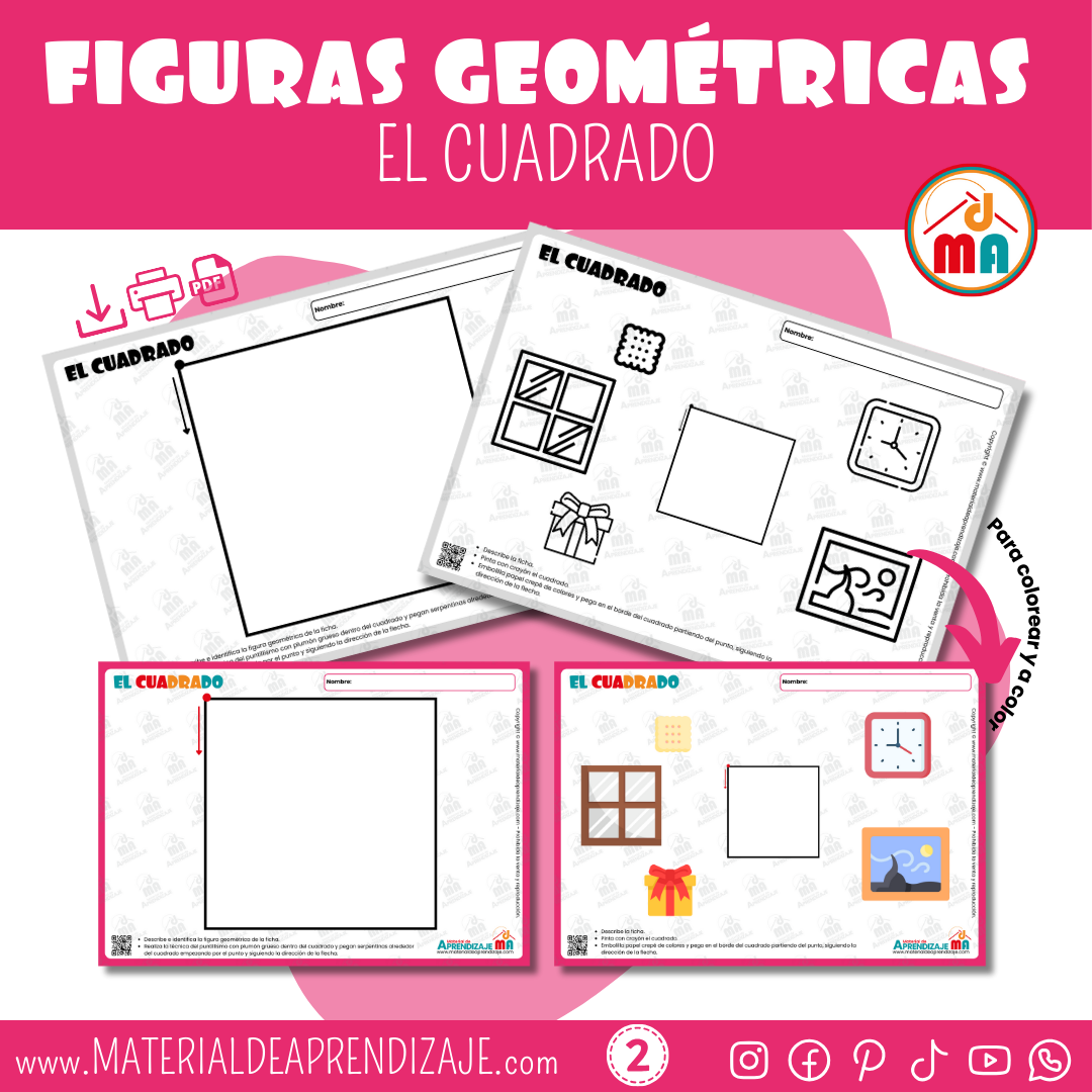 Figuras geométricas - El cuadrado