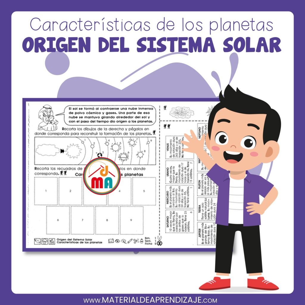 05 Origen del Sistema Solar Caracteristicas de los planetas