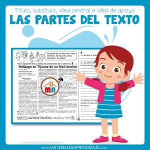 📚Localización de título, subtítulo, ideas centrales e ideas de apoyo – 5to de primaria🖍️