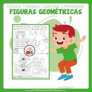 Identificación de círculos, triángulos, cuadrados y rectángulos – 2do de primaria