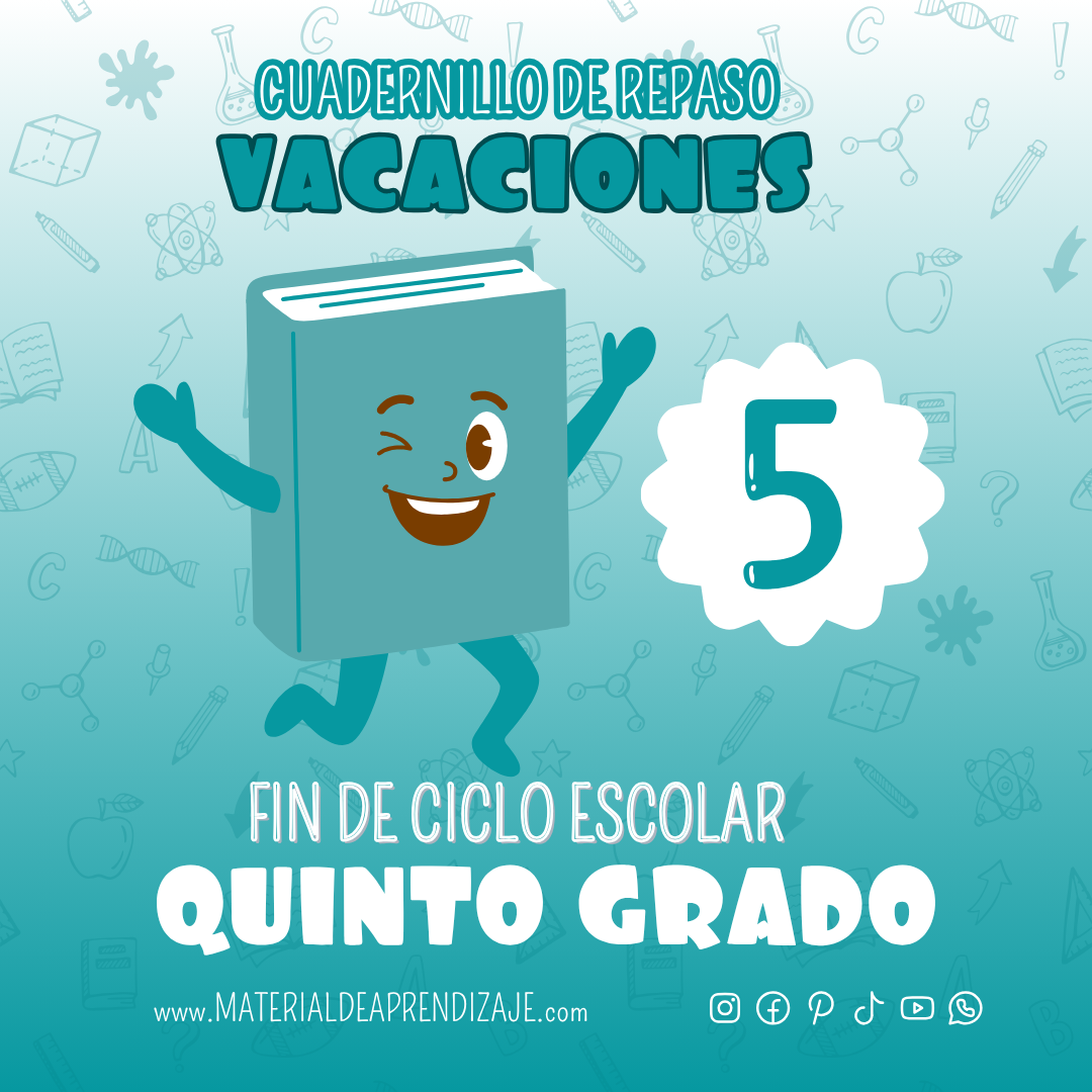 Cuadernillo de Repaso para 5º de Primaria | Vacaciones de fin de ciclo escolar