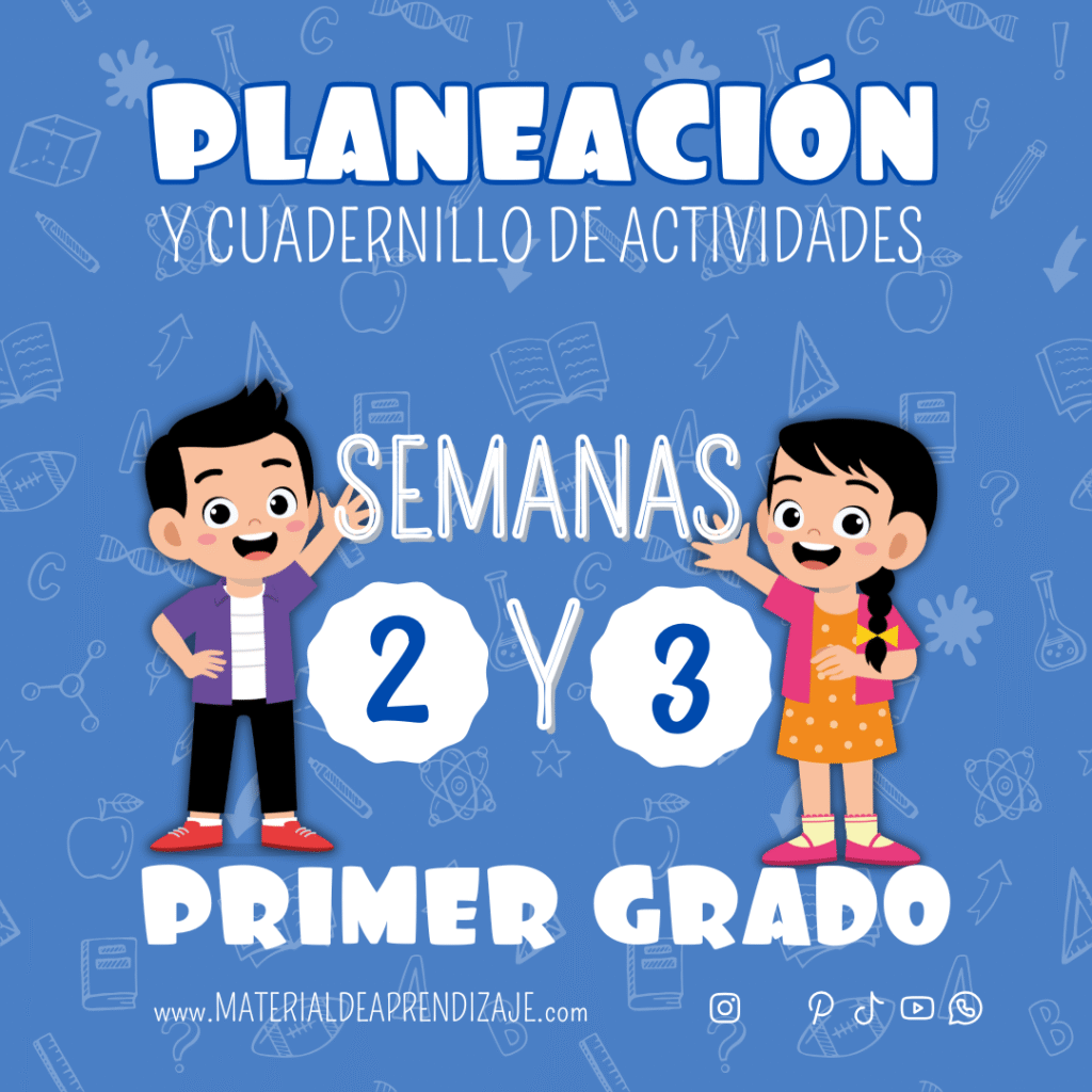 Planeaciones y Actividades para Primer Grado Semanas 2 y 3