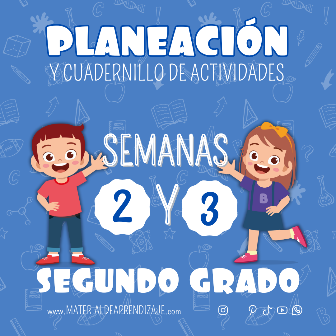 Planeaciones y Actividades para Segundo Grado Semanas 2 y 3 | ¡Descarga Gratis el Material Completo!