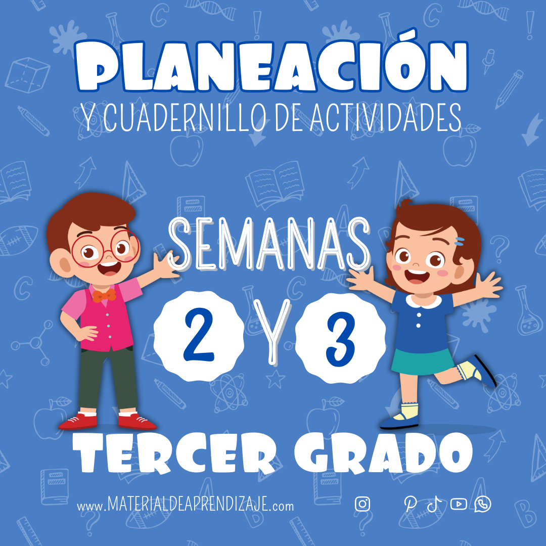 Planeaciones y Actividades para Tercer Grado Semanas 2 y 3 | ¡Descarga Gratis el Material Completo!