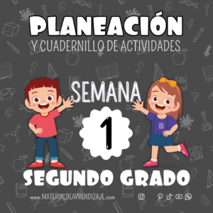 planeaciones y actividades para segundo grado de la Semana 1
