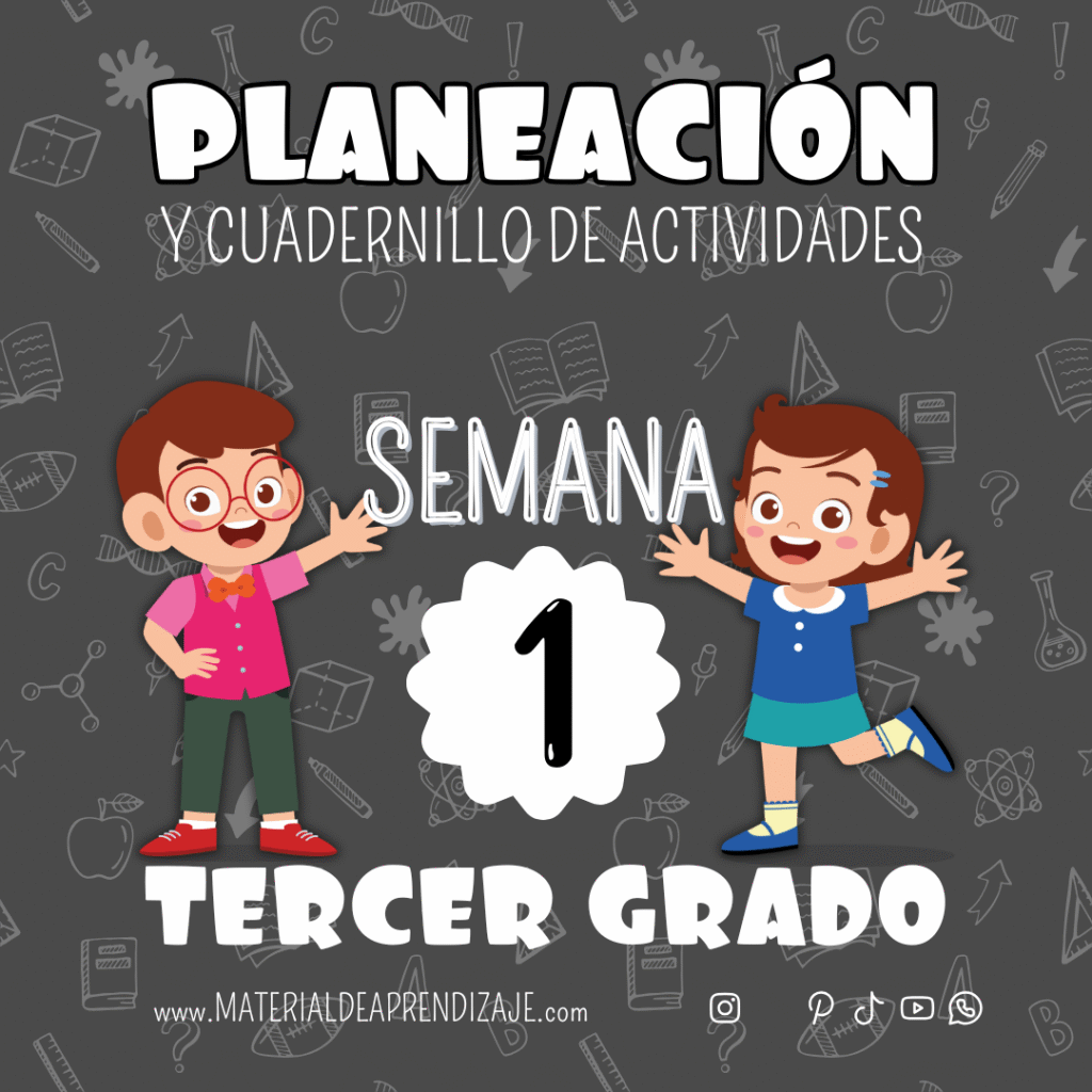 planeaciones y actividades para tercer grado de la Semana 1